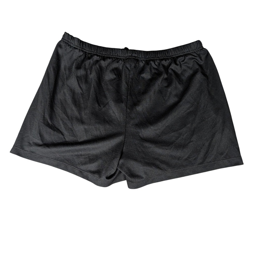 C9 Champion Womens Black Mesh Athletic Shorts White Side Stripe Elastic Waist M - Picture 3 of 9